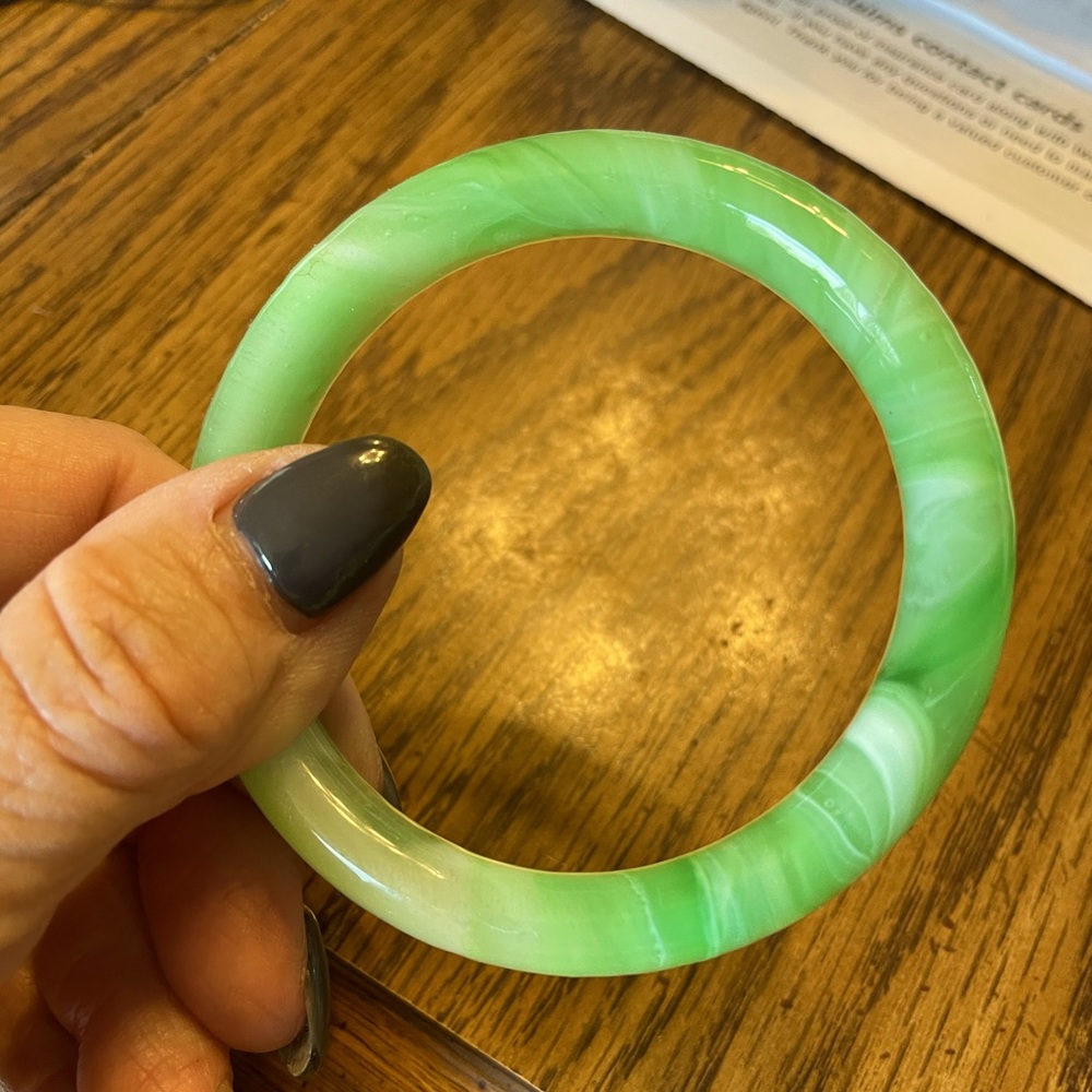 Jade bangle